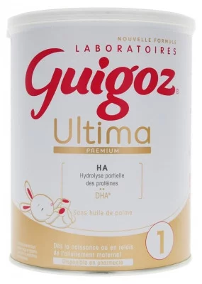 Lait en Poudre 1er Âge Ultima Premium Guigoz - Dès la Naissance - 800g