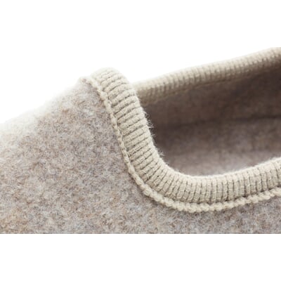 Unisex-Schlupfhausschuh, Beige