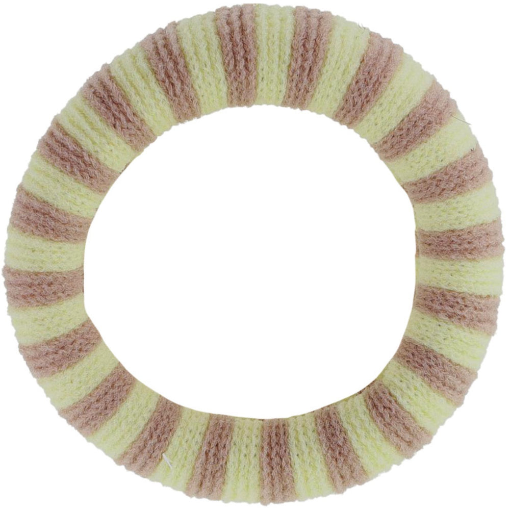 Køb Bow's by Stær Ea Hårelastik - Gul/Beige Stribet 6-Pak
