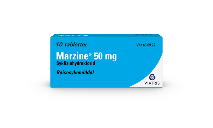Marzine tabletter 50 mg