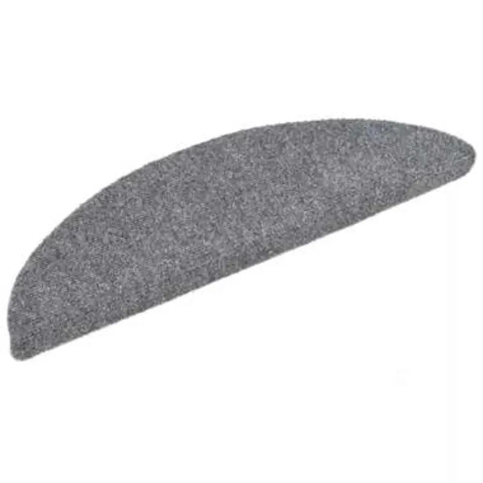 vidaXL - Trapmat - Grijs - Polypropyleen - 56 x 17 x 3 cm - 15 stuks