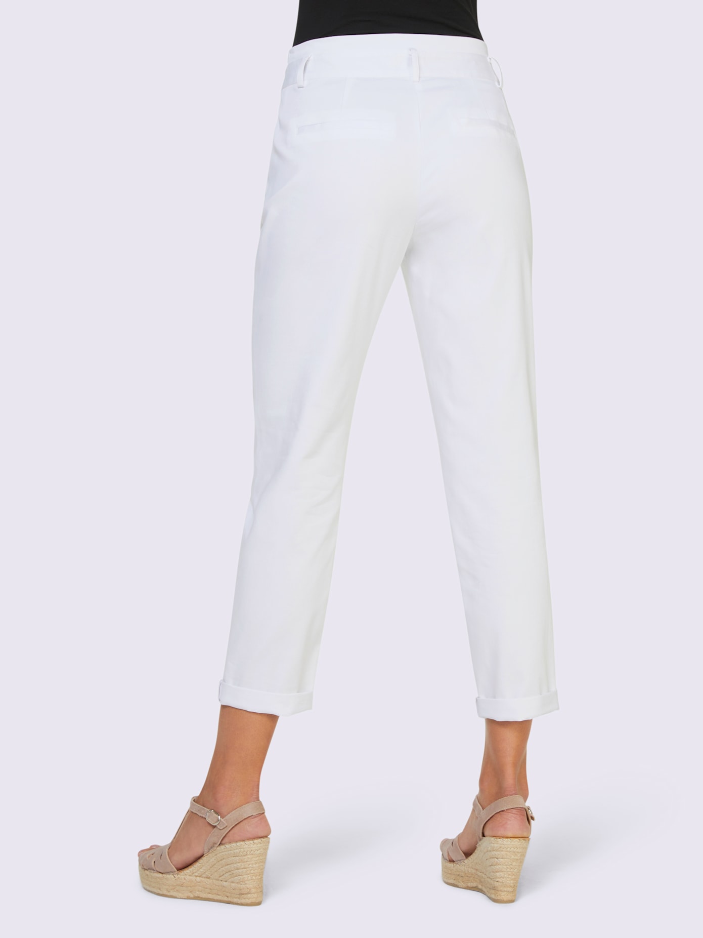 Pantalon chino à retrousser
