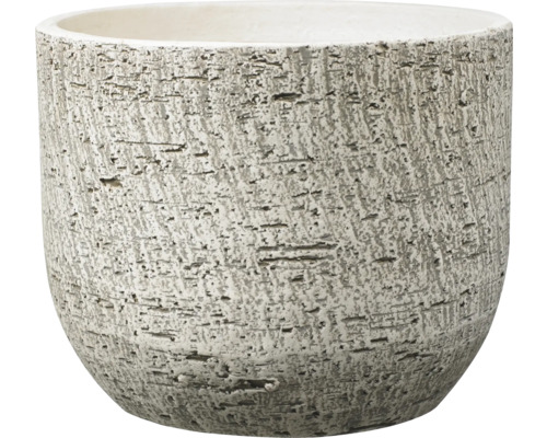 Soendgen Portland keramische plantenbak, Ø 22 cm, H 19 cm, schorslook