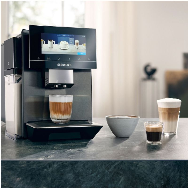 Siemens - Eq.900 - Volautomatische Espressomachine - Zwart - Inox