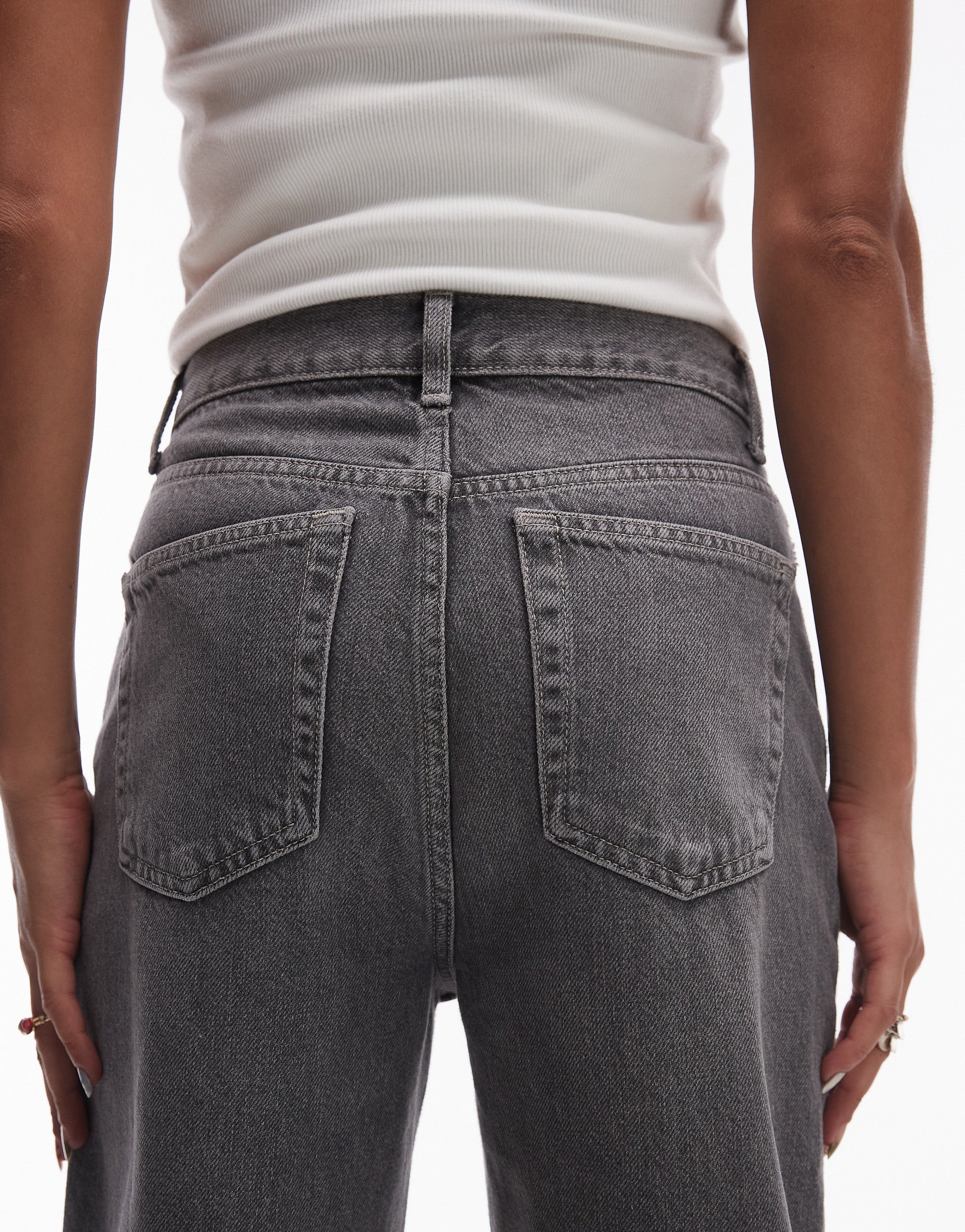 TOPSHOP High waist Straight fit Jeans