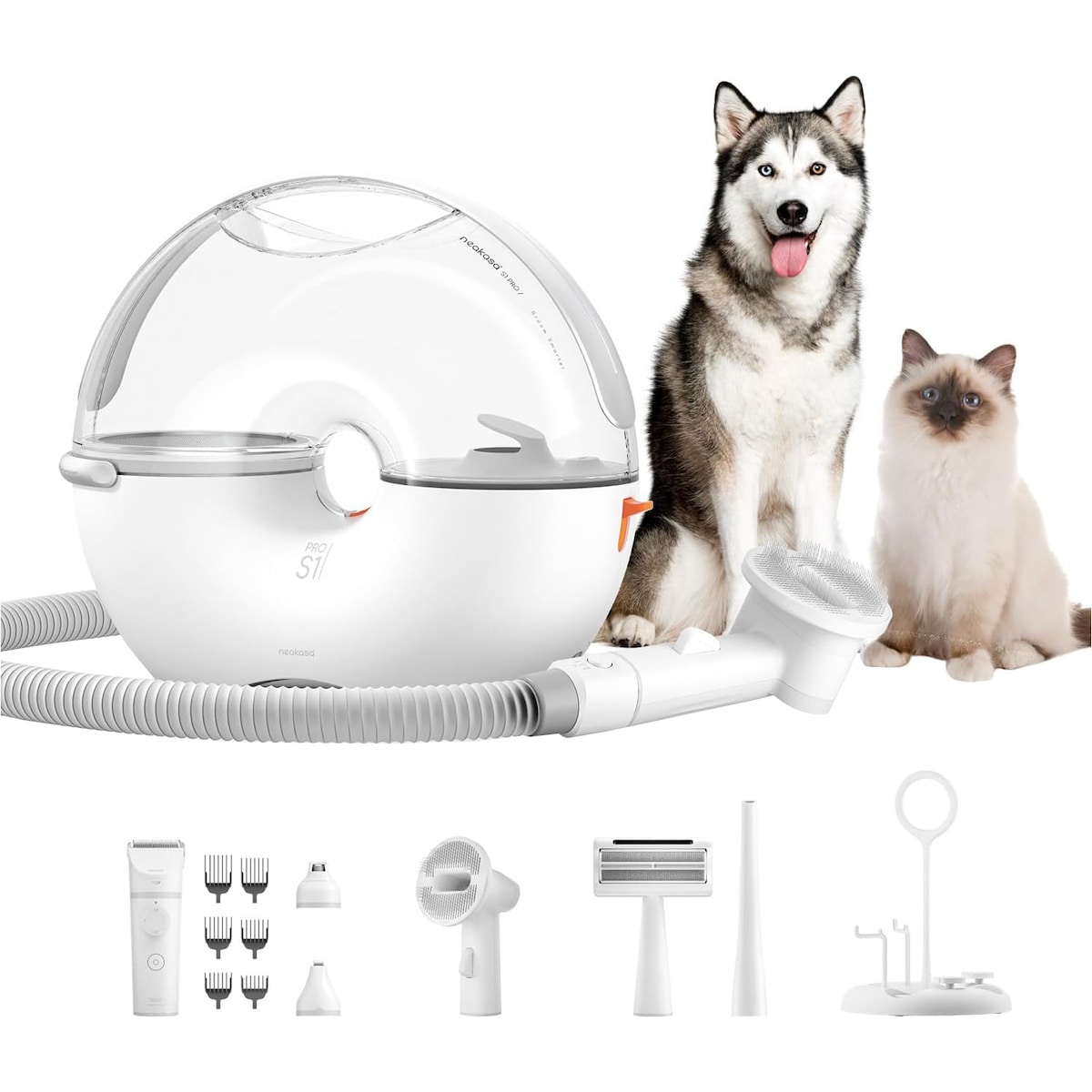 Neakasa S1 Pro pelspleiesett (hvit)