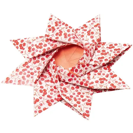 Folia D. Meissner Sterne Set Joy, Faltsterne Bastelset mit 36 Blatt (80 g/m²)
