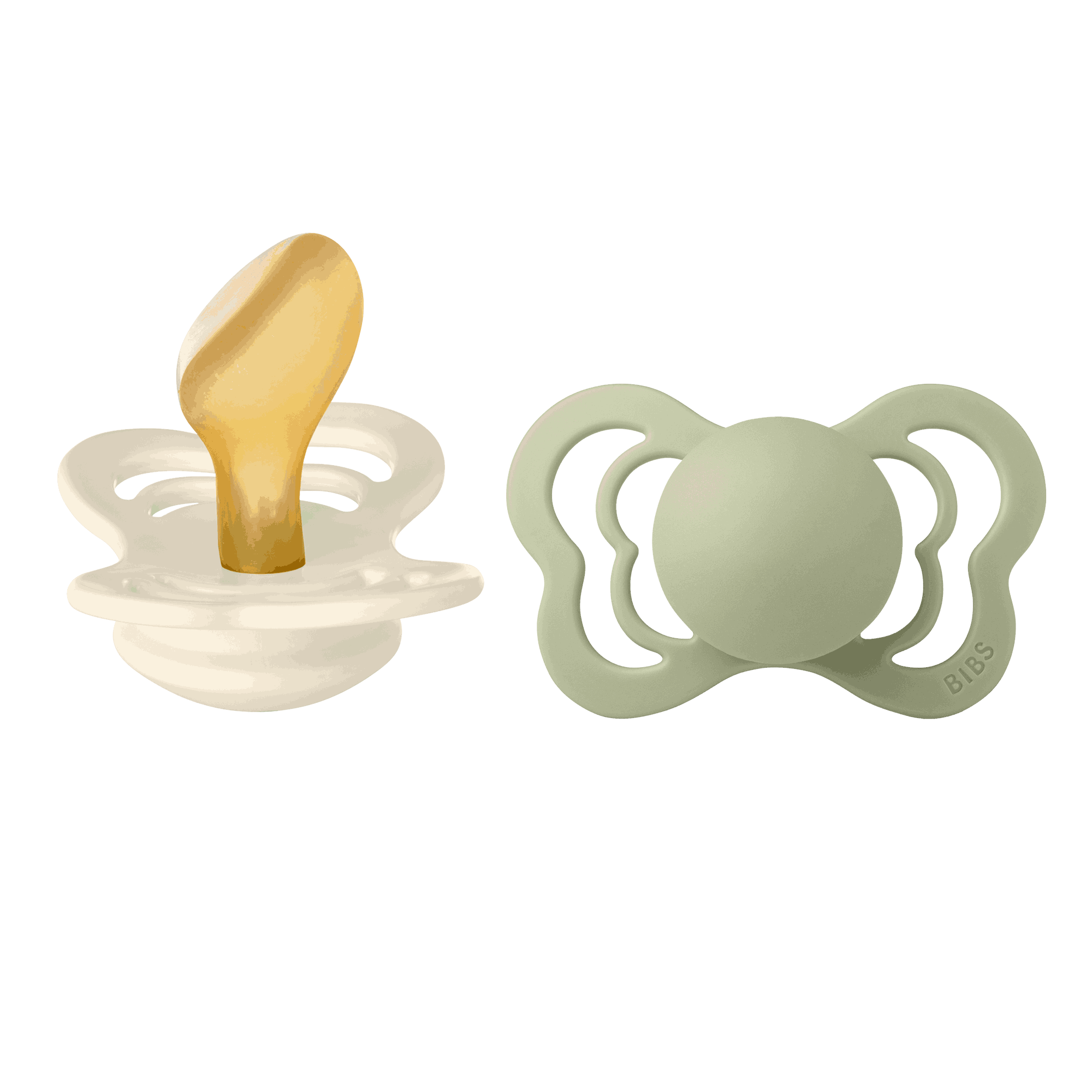 Bibs Couture str 1 (2 pk) Ivory & Sage - Rumpetroll