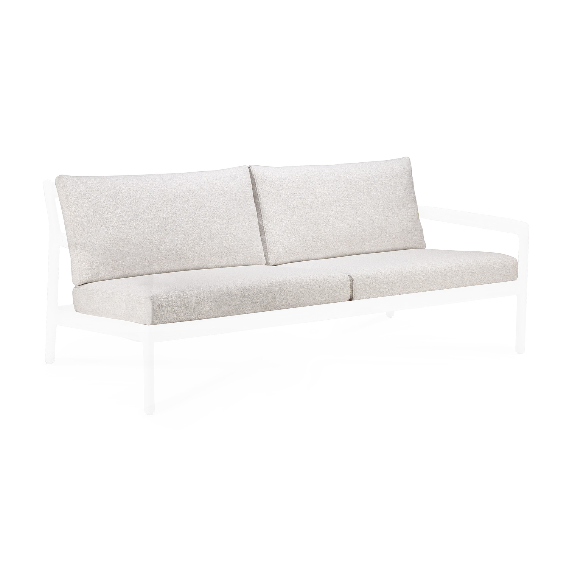 Teak Jack sofa 180 - outdoor - Off white kussen set