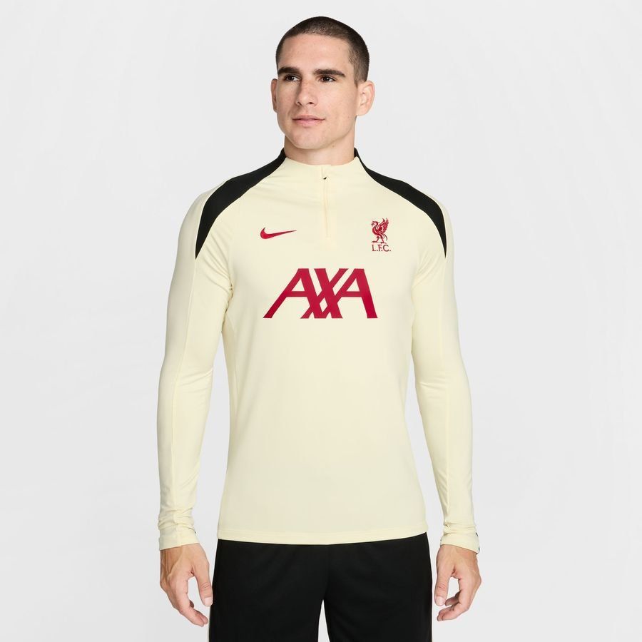 Liverpool Maillot d'Entraînement Dri-FIT Strike Drill - Blanc/Rouge/Noir