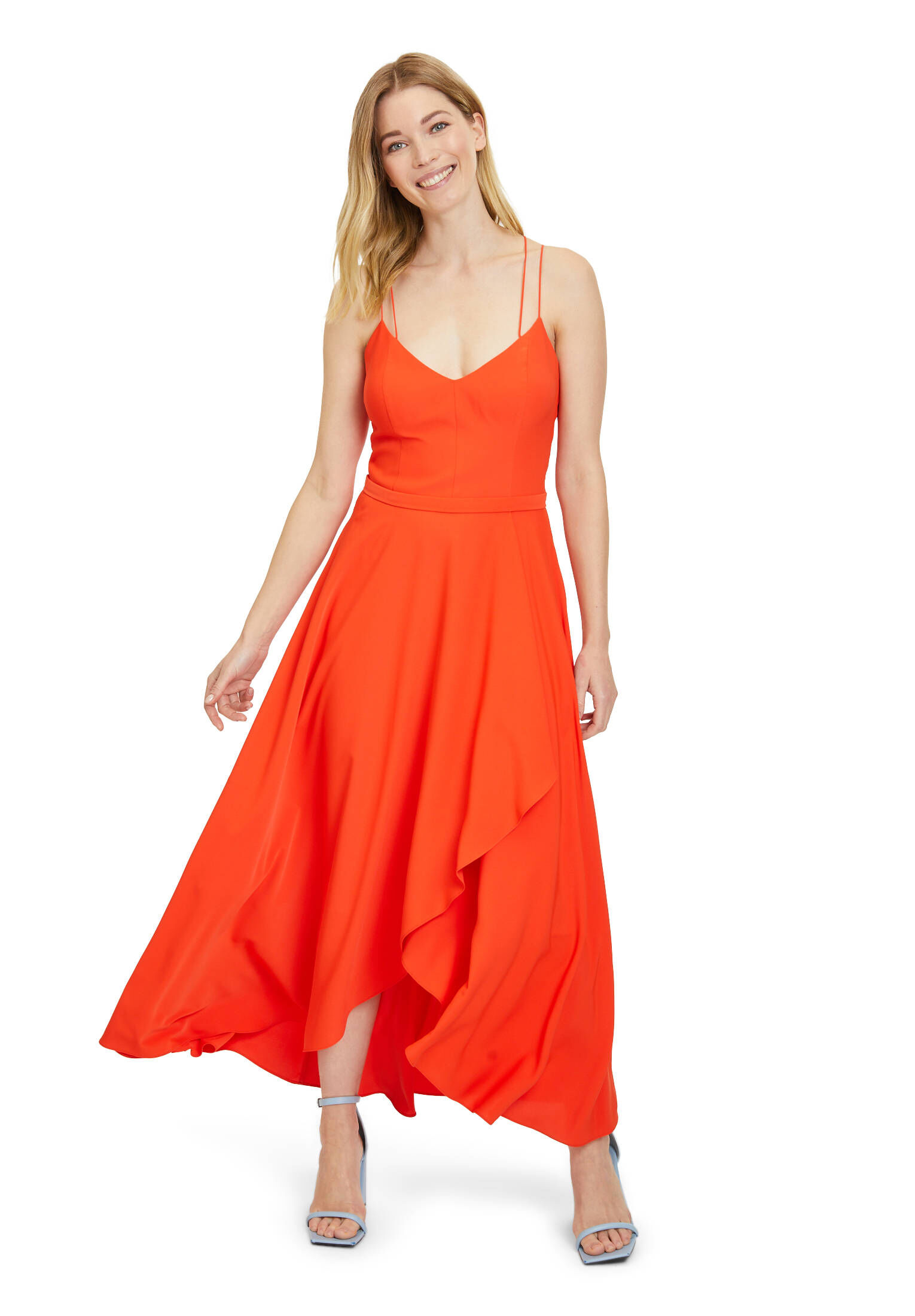 Vera Mont| Damen Abendkleid mit Volant