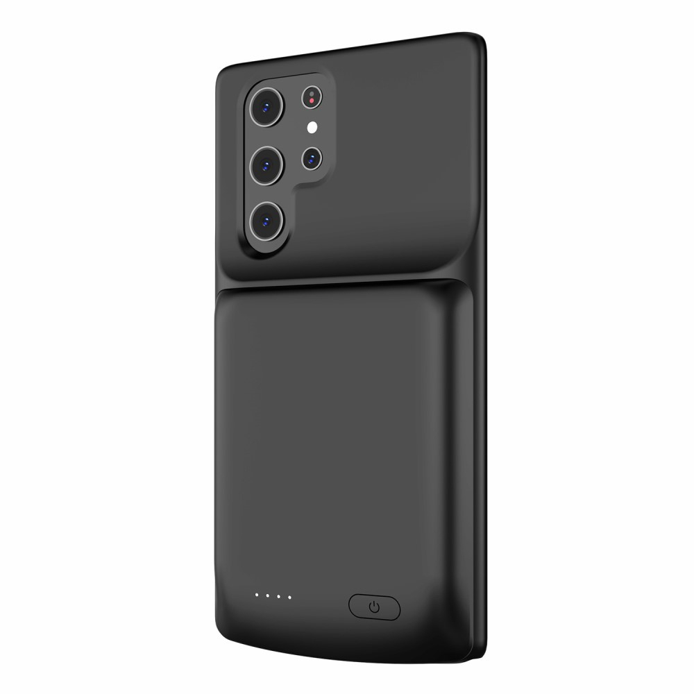 Samsung Galaxy S22 Ultra 5G Backpack Akku Case Schutzhülle (4800mAh) - Schwarz