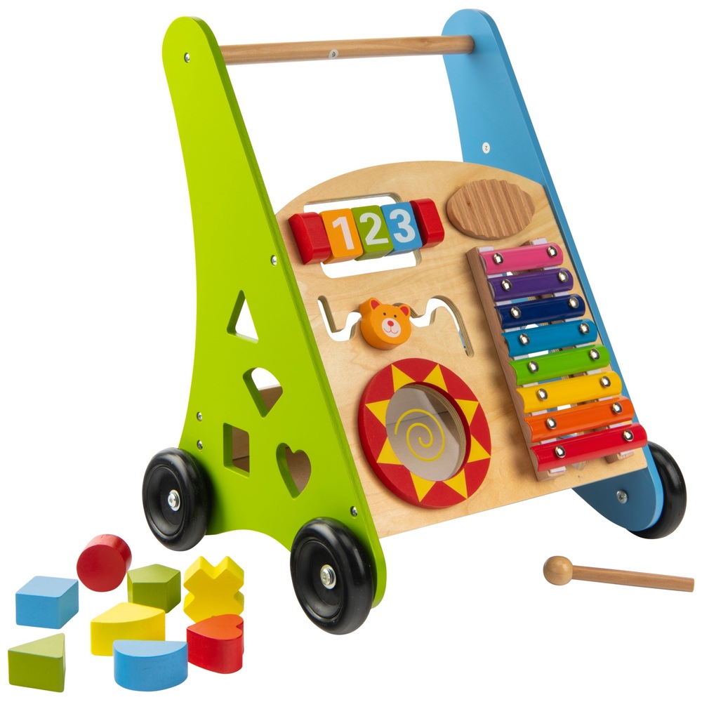 Lauflernhilfe aus Holz mit Eichhörnchen-Spielmotiv