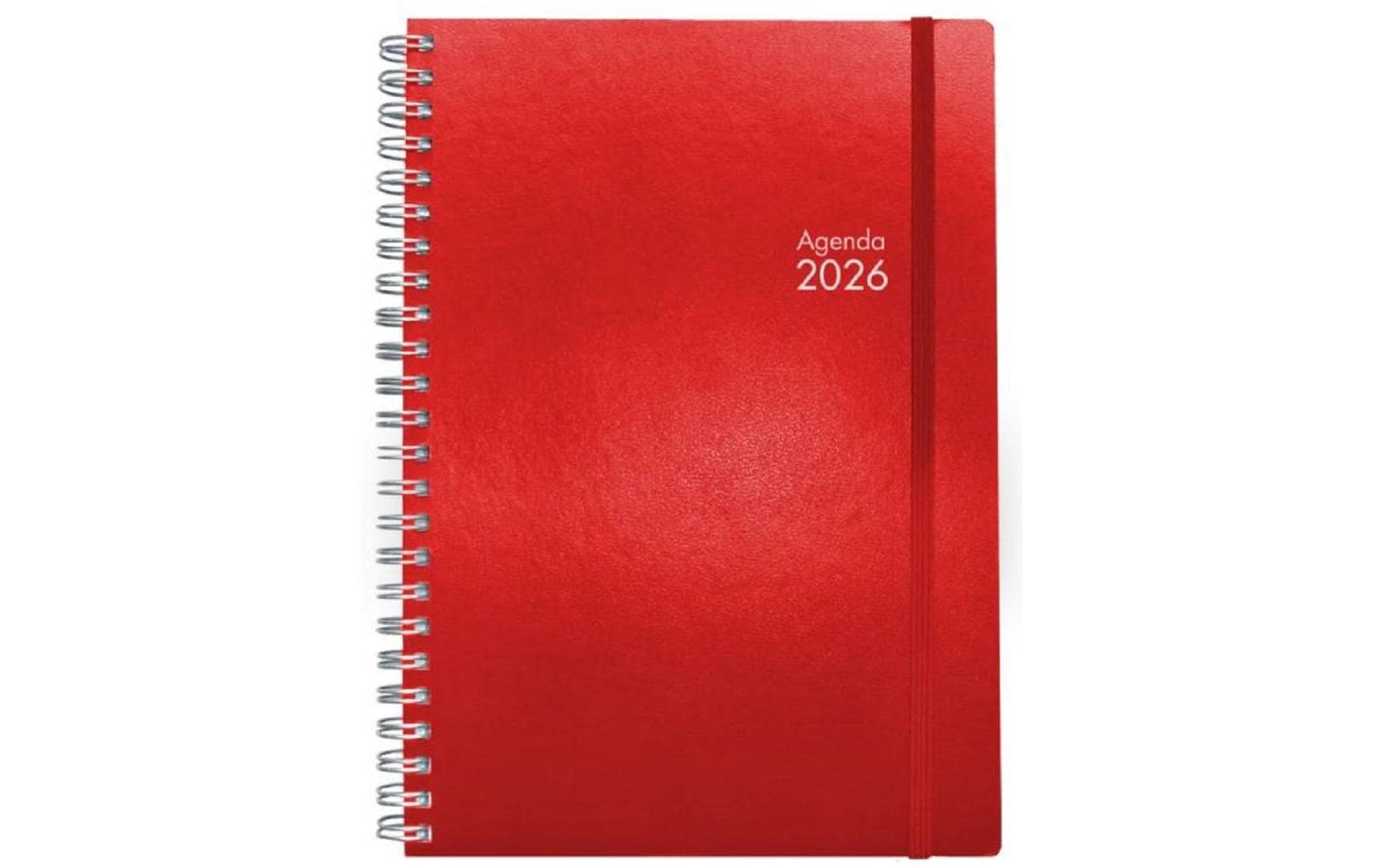 Wochenplaner Simply Flex 2026, 15 x 21 cm, RotWochenagenda