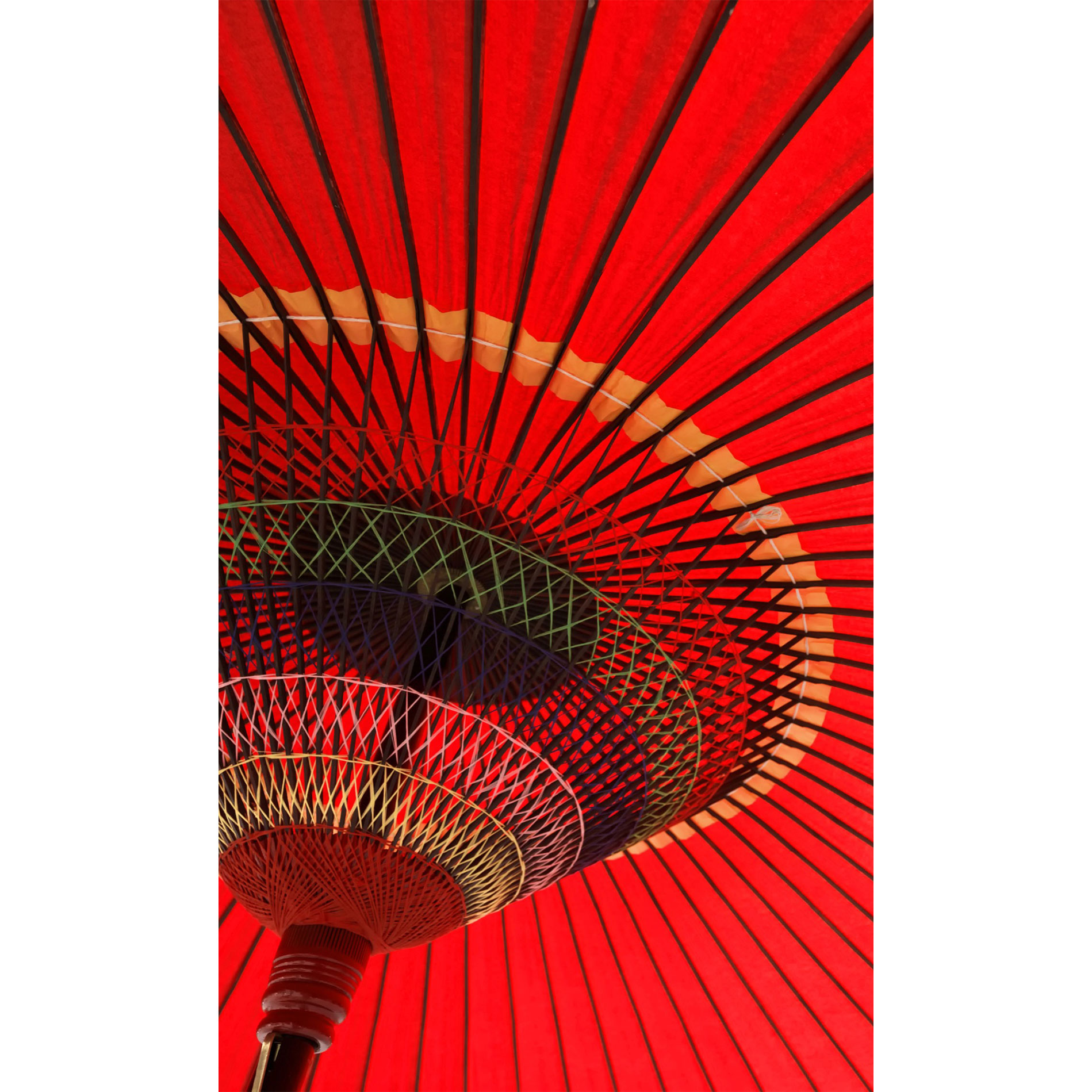 Vlies-Fototapete BANGKOK - rot - 150x250 cm