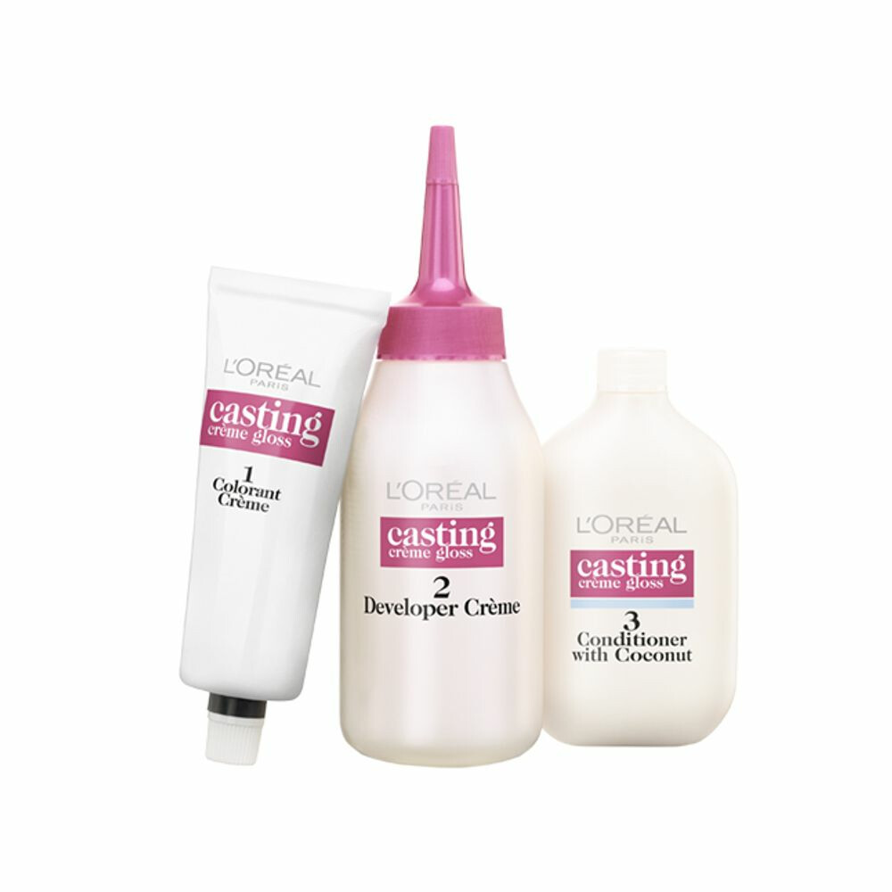 L'Oréal Casting Crème Gloss Semi-Permanente Haarkleuring 4102 Cool Chestnut - Parelmoer Kastanjebruin