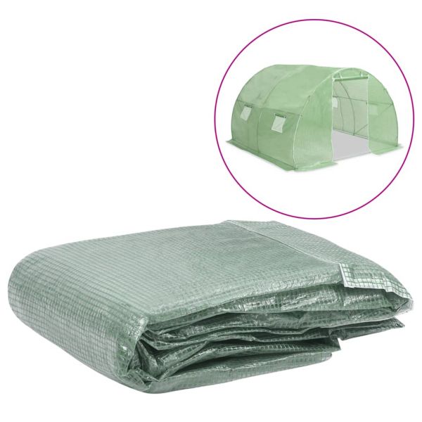 Cobertura de Substituição para Estufas 9 M² 300x300x200 cm Verde - 316429