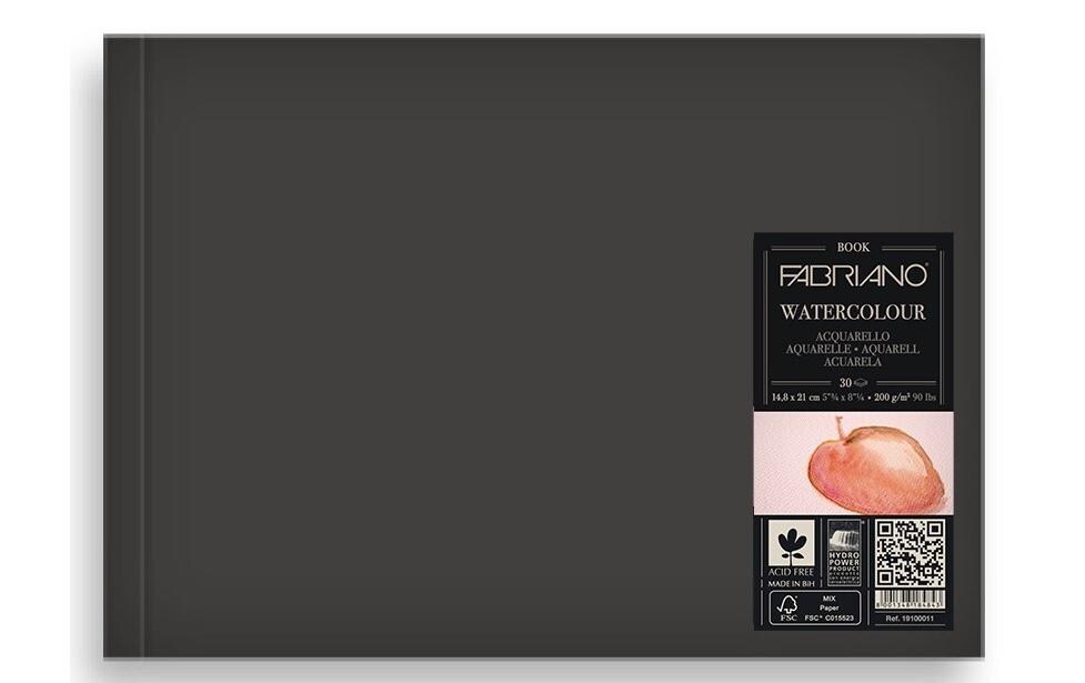 Aquarellblock Buch A5, 30 BlattKaltgepresstes Aquarellbuch