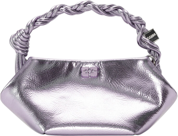 Ganni Ganni Bou Bag Mini Metallic Pink lavender