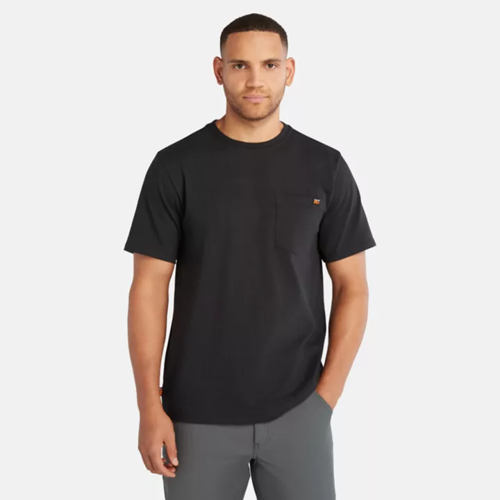T-shirt à poche Timberland PRO Core pour homme en noir monochrome