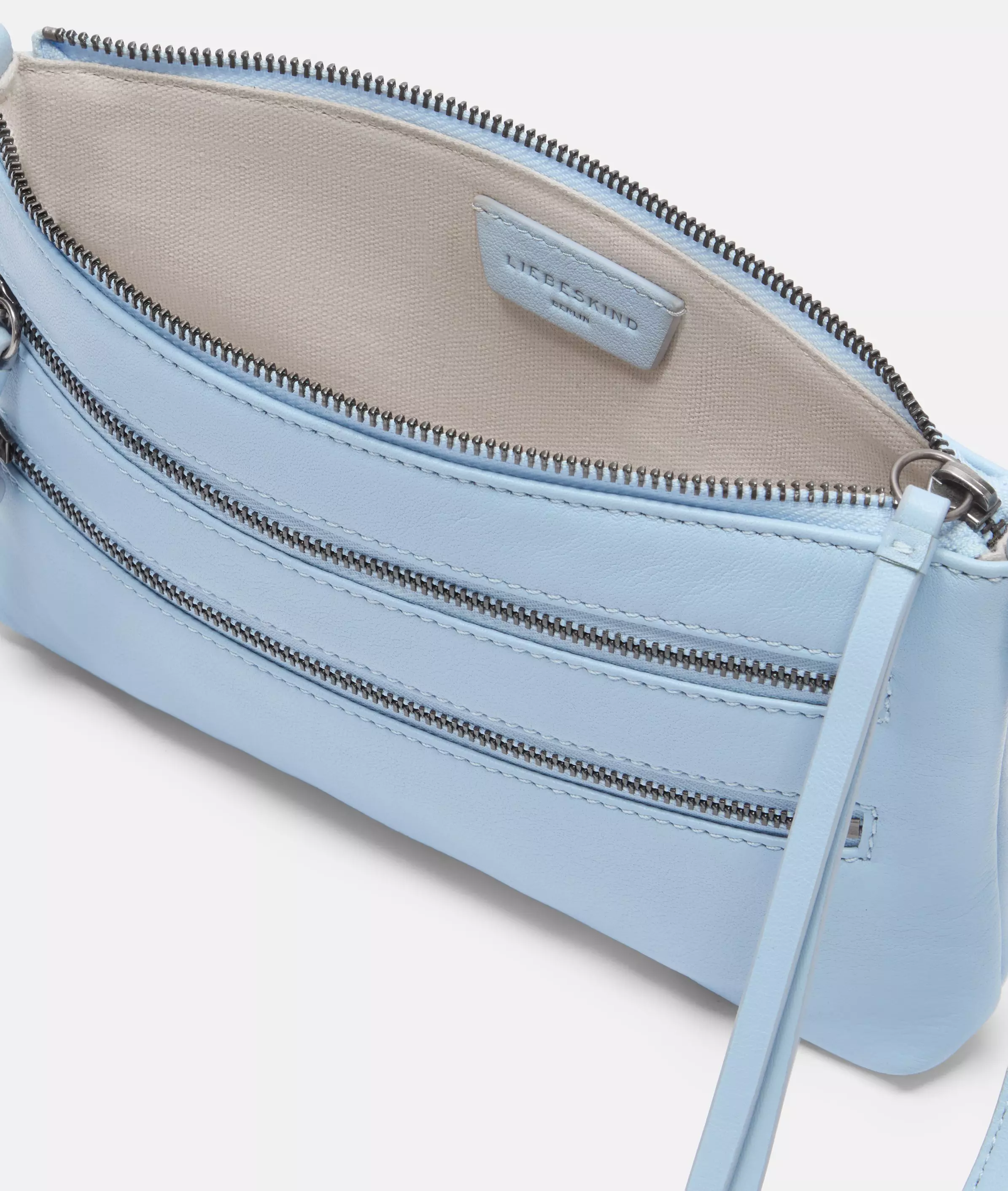 Crossbody Handy shoulder bag made from soft sheepskin