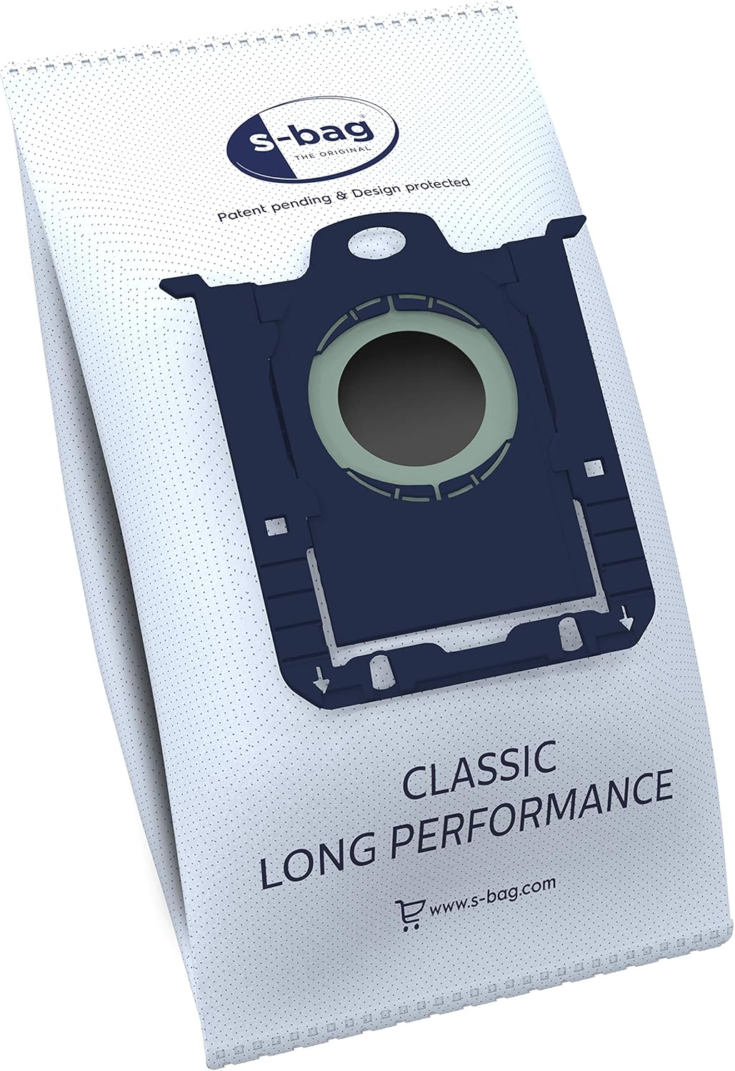 AEG VX82-1-ÖKO Staubsauger / 75% Recyclingmaterial/autom. Saugkraftregulierung/extrem leise auch auf Teppich & GR201S s-Bag Staubbeutel Classic Long Performance (weiß)