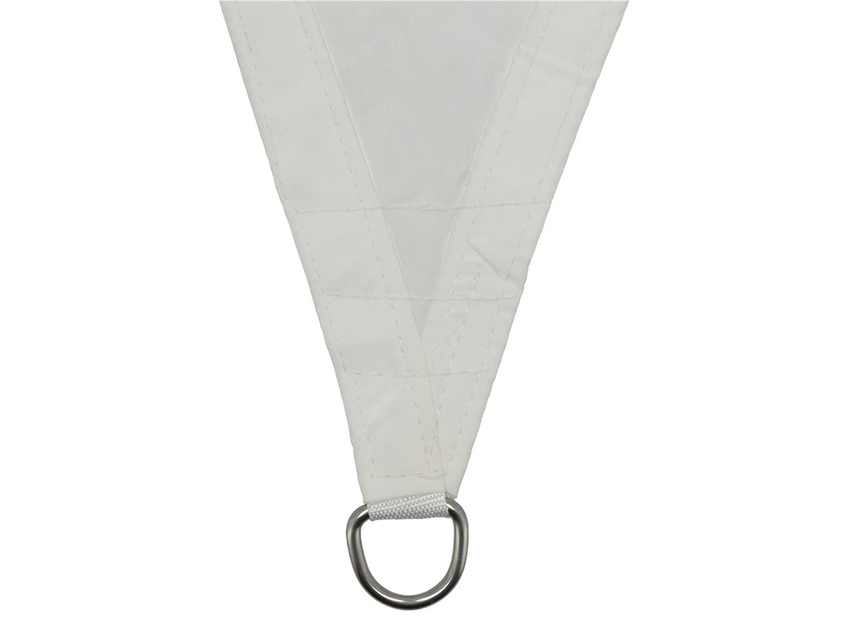 Livn Como driehoek polyester 5 meter schaduwdoek - White