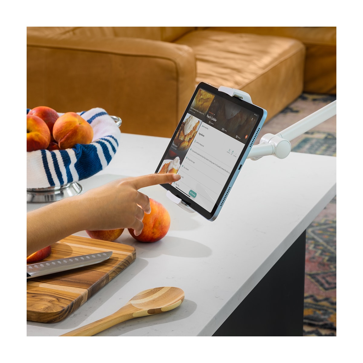 Twelve South iPad stativ til nettbrett (hvit)