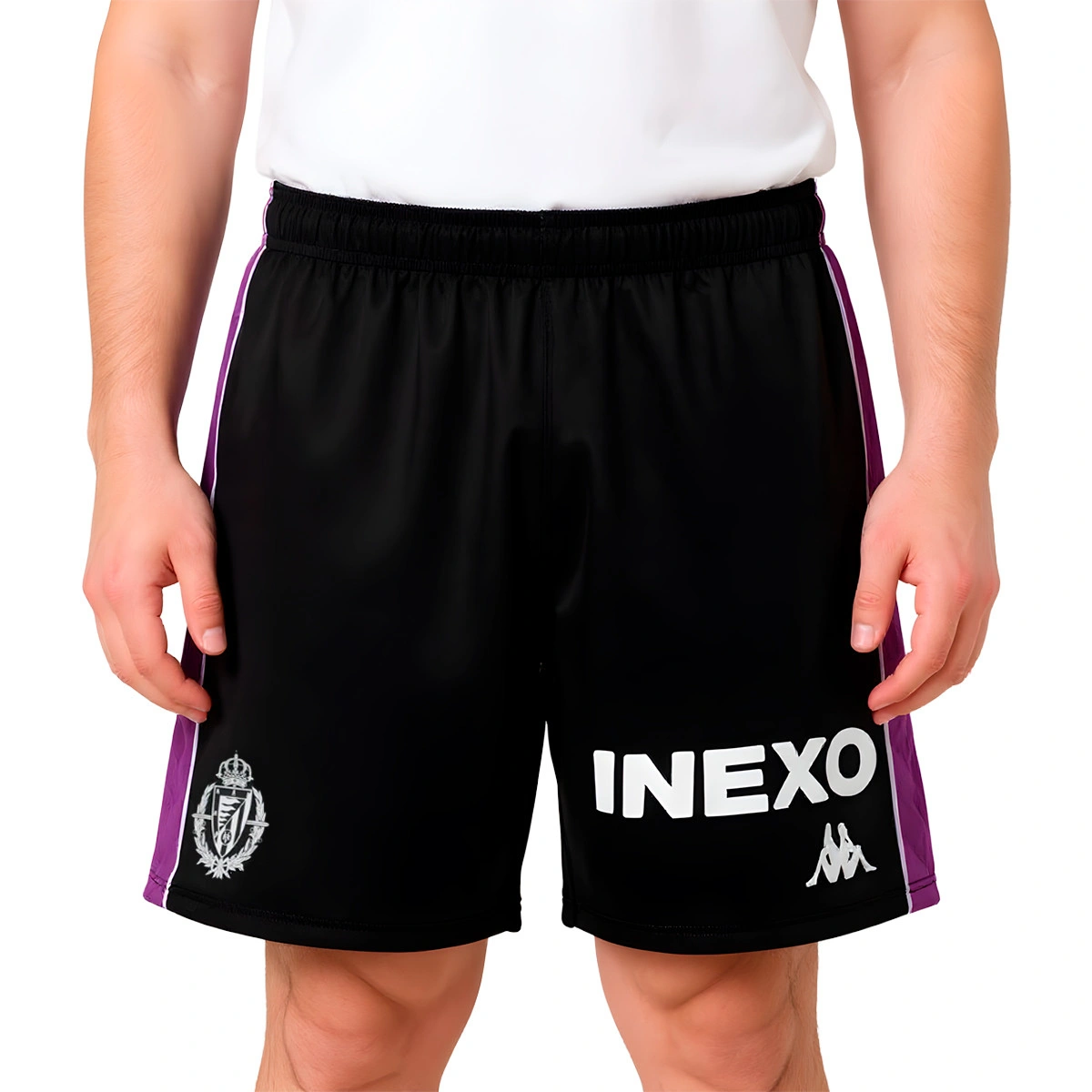 Calções Kappa Real Valladolid Segundo Equipamento 2025-2026 Criança