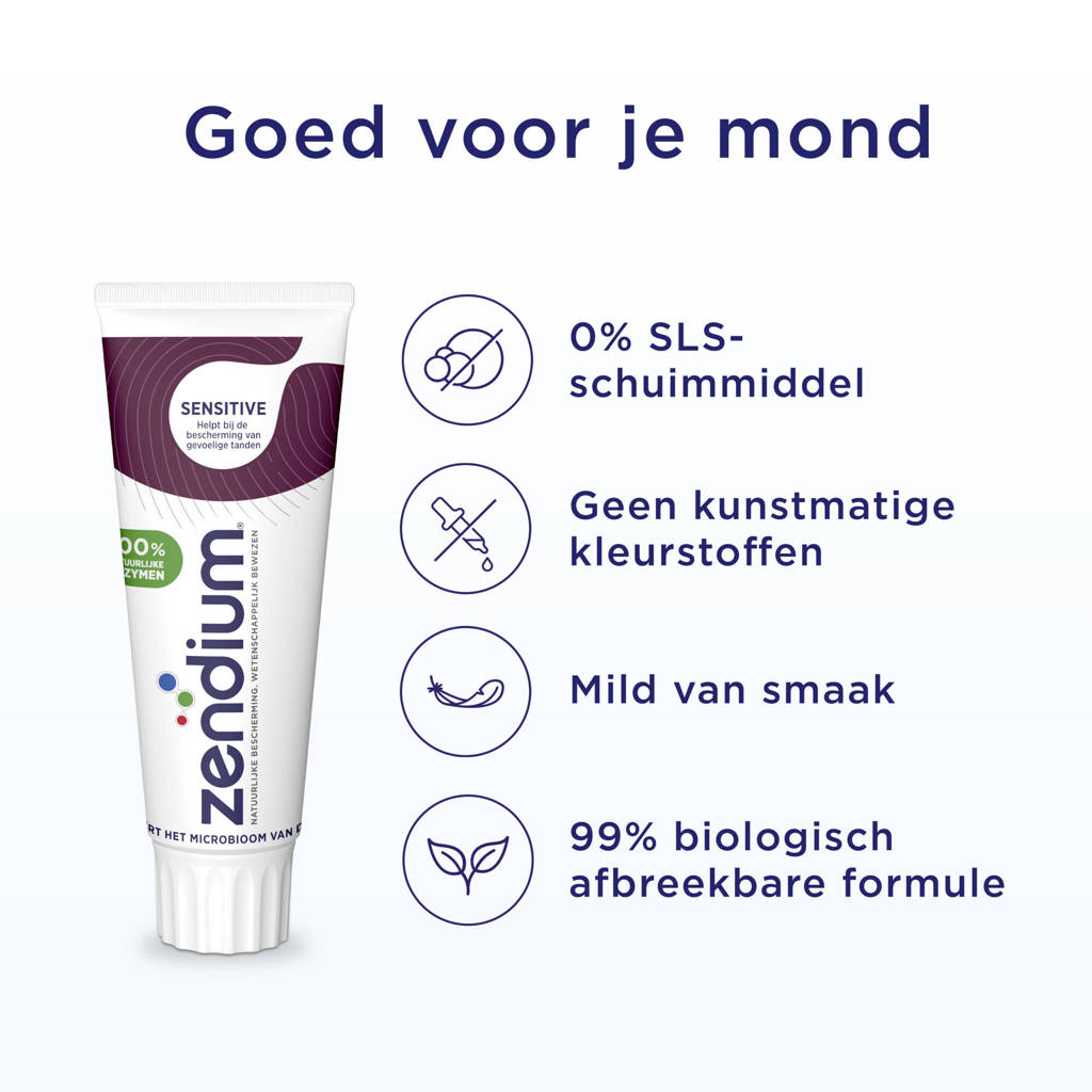 Prima produkt en bij Wehkamp lekker goedkoopSensitive tandpasta - 12 x 75 ml