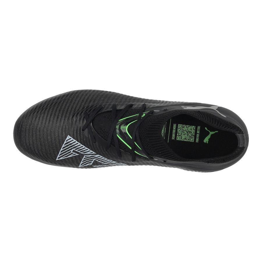 PUMA Future 8 Pro FG/AG Eclipse - Noir/Cool Light Gray/Vert Enfant
