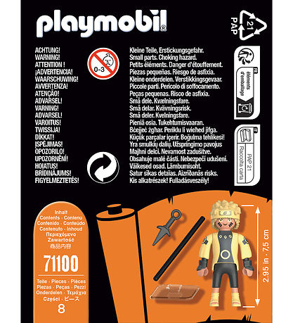 Playmobil Naruto - Naruto - 71100 - 8 Teile