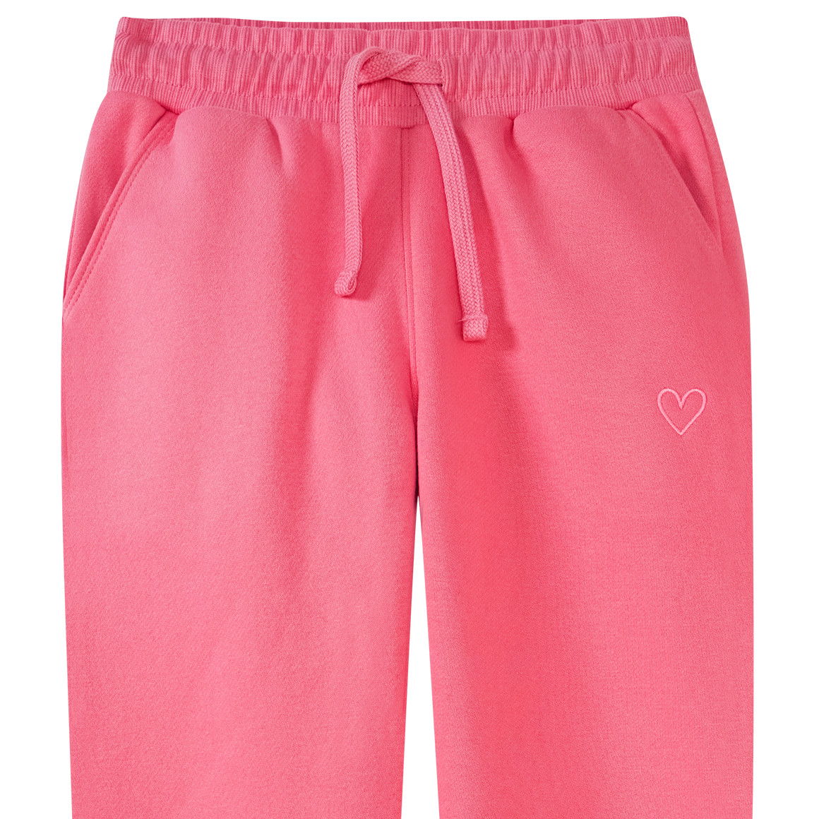 Famy Mädchen Jogginghose mit Bio-Baumwolle pink