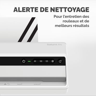 Fellowes Saturn A4 - Plastifieuse A4 - de 80 à 125 microns - à chaud et à froid