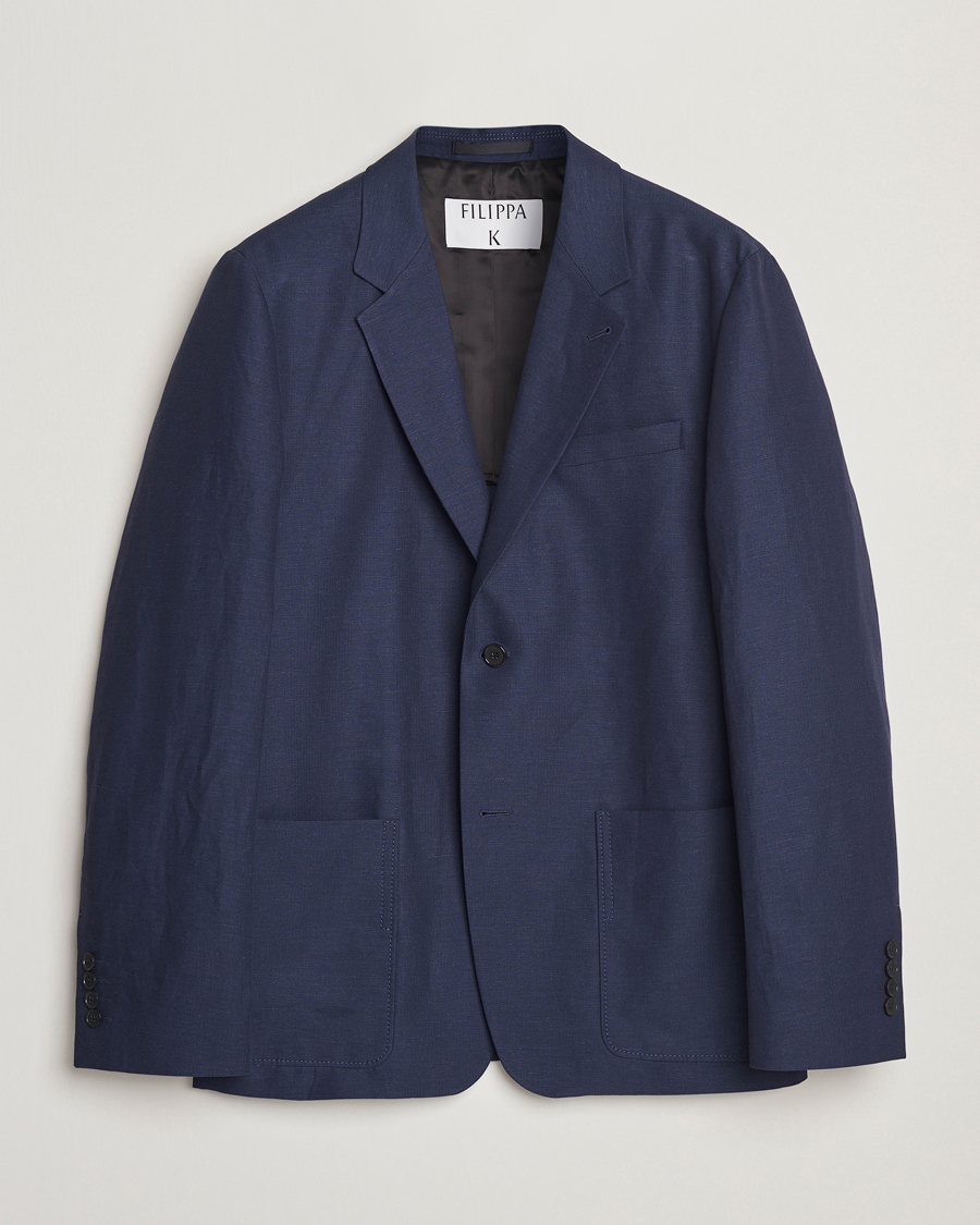 Filippa K Patch Pocket Blazer Navy