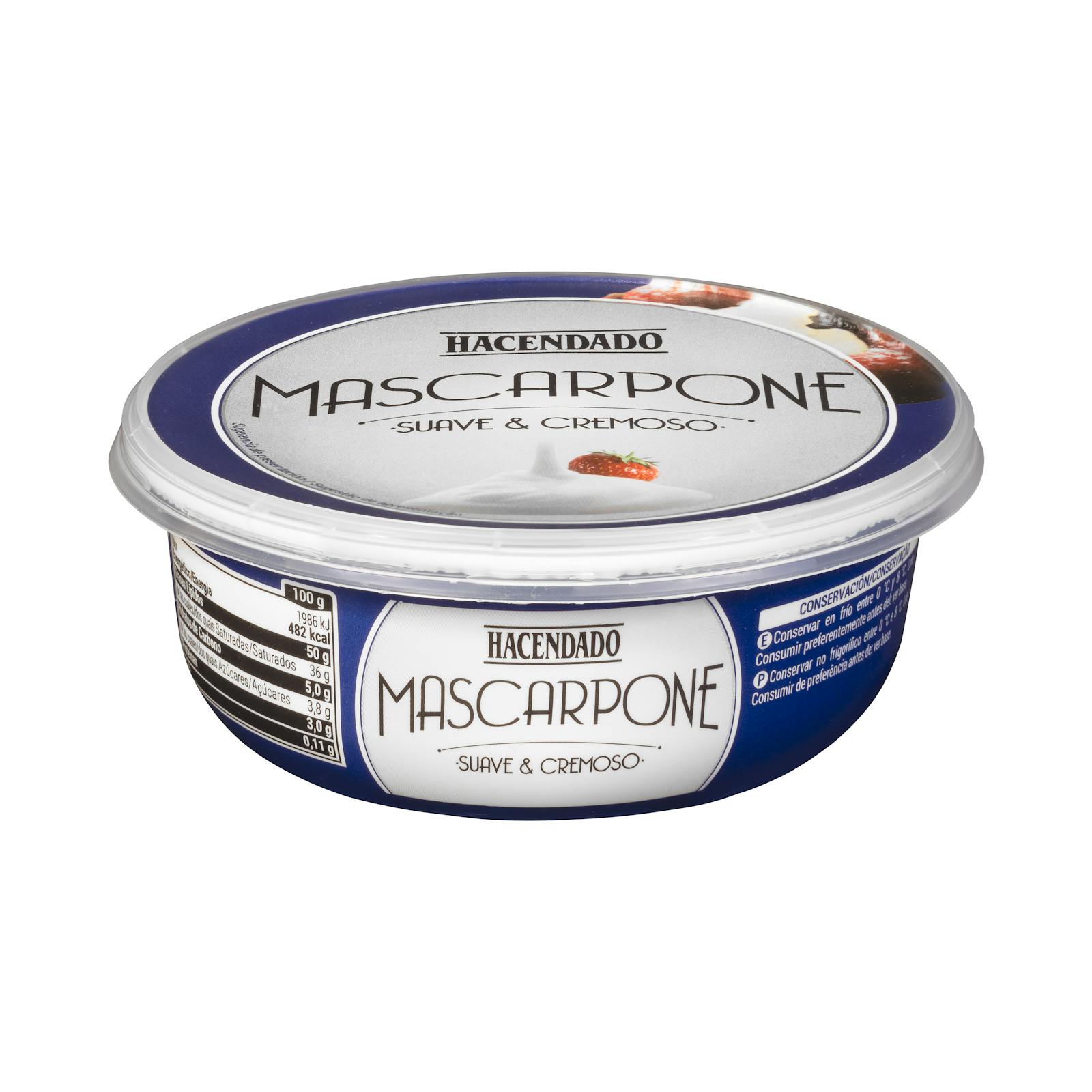 Fromage mascarpone de vache frais Hacendado