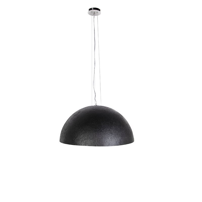 Smart hanglamp zwart met goud 70 cm incl. Wifi A60 - Magna
