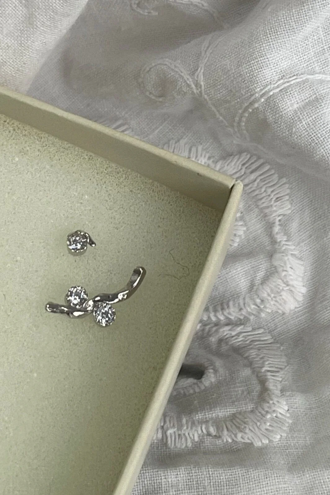 Stine A Tres Petit Flow Earring Silver