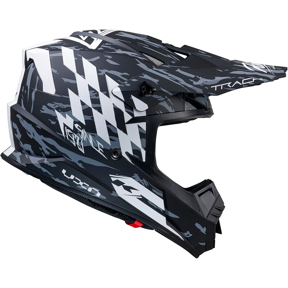 Kenny - Casque enfant Track Kid Dirt Noir / Blanc / Mat