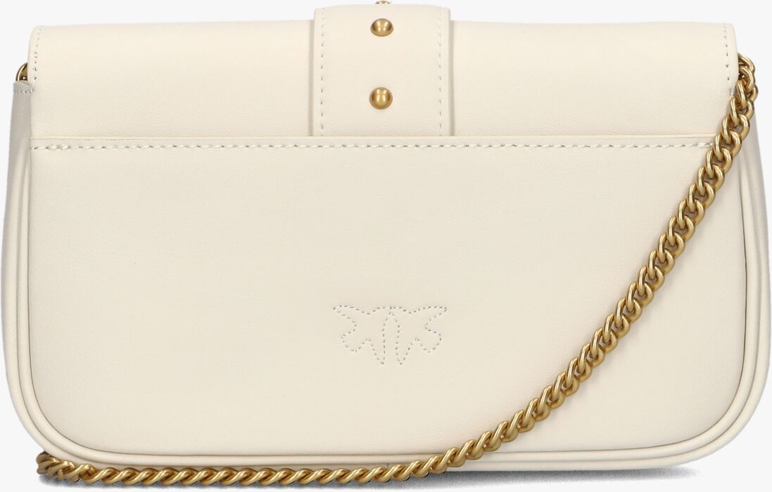 PINKO witte pinko schoudertas love one pocket