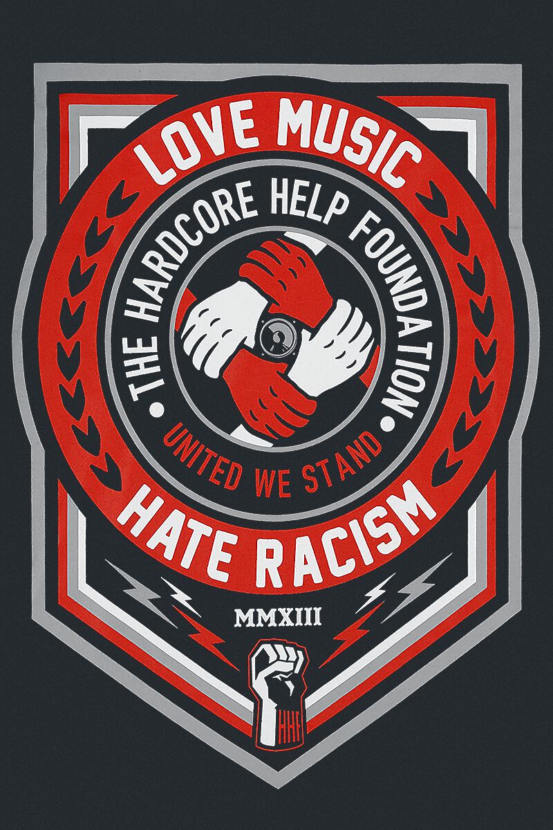 Love Music | Hardcore Help Foundation T-Shirt Manches courtes