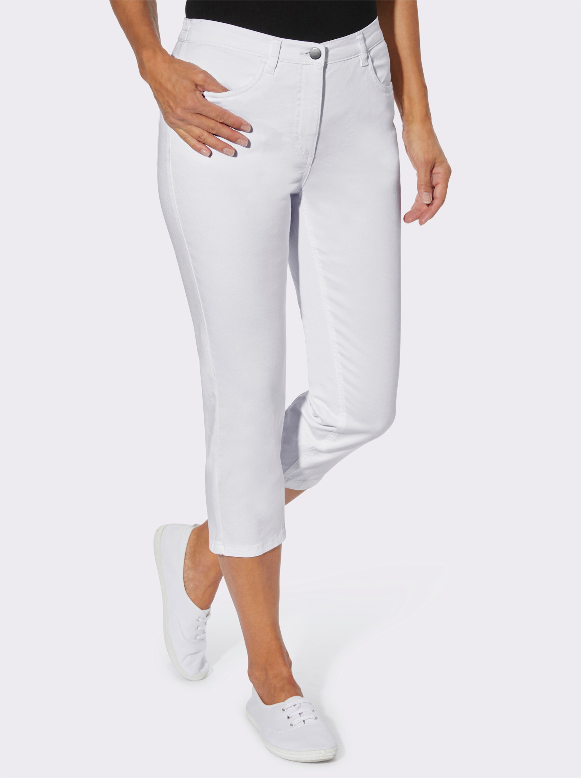 34-Jeans mit Zier-Schnürungen
