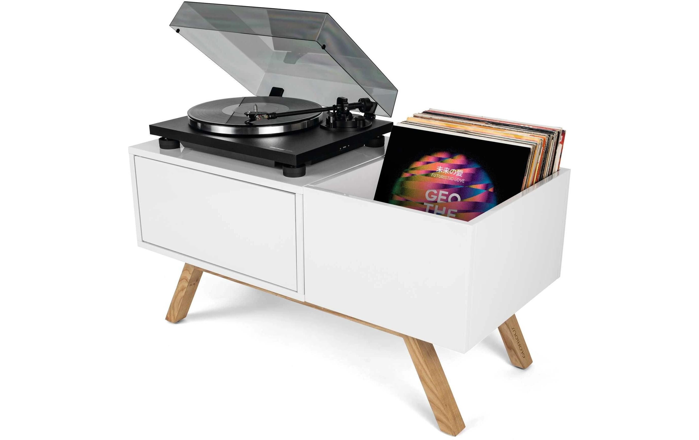 Turntable Lowboard<br>Sideboard für Schallplatten und Plattenspieler