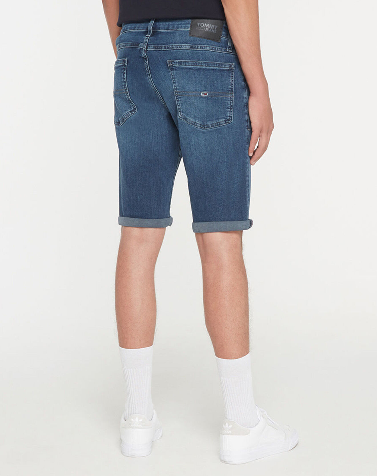 Tommy Jeans Short Ronnie Rlxd bleu jean foncé