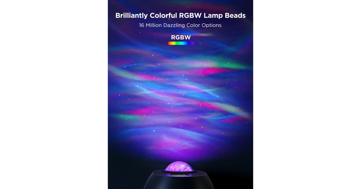 GoveeStar Light Projector sfeerverlichting  (Zwart, 2,4GHz wifi, Bluetooth)