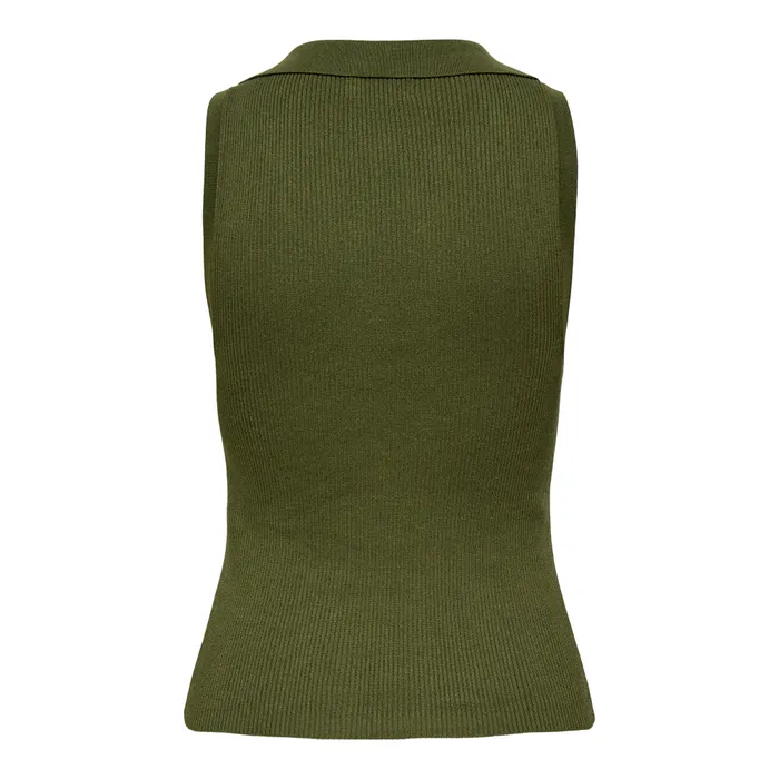 JDY Nanna SL Collar Knit Tanktop Dames