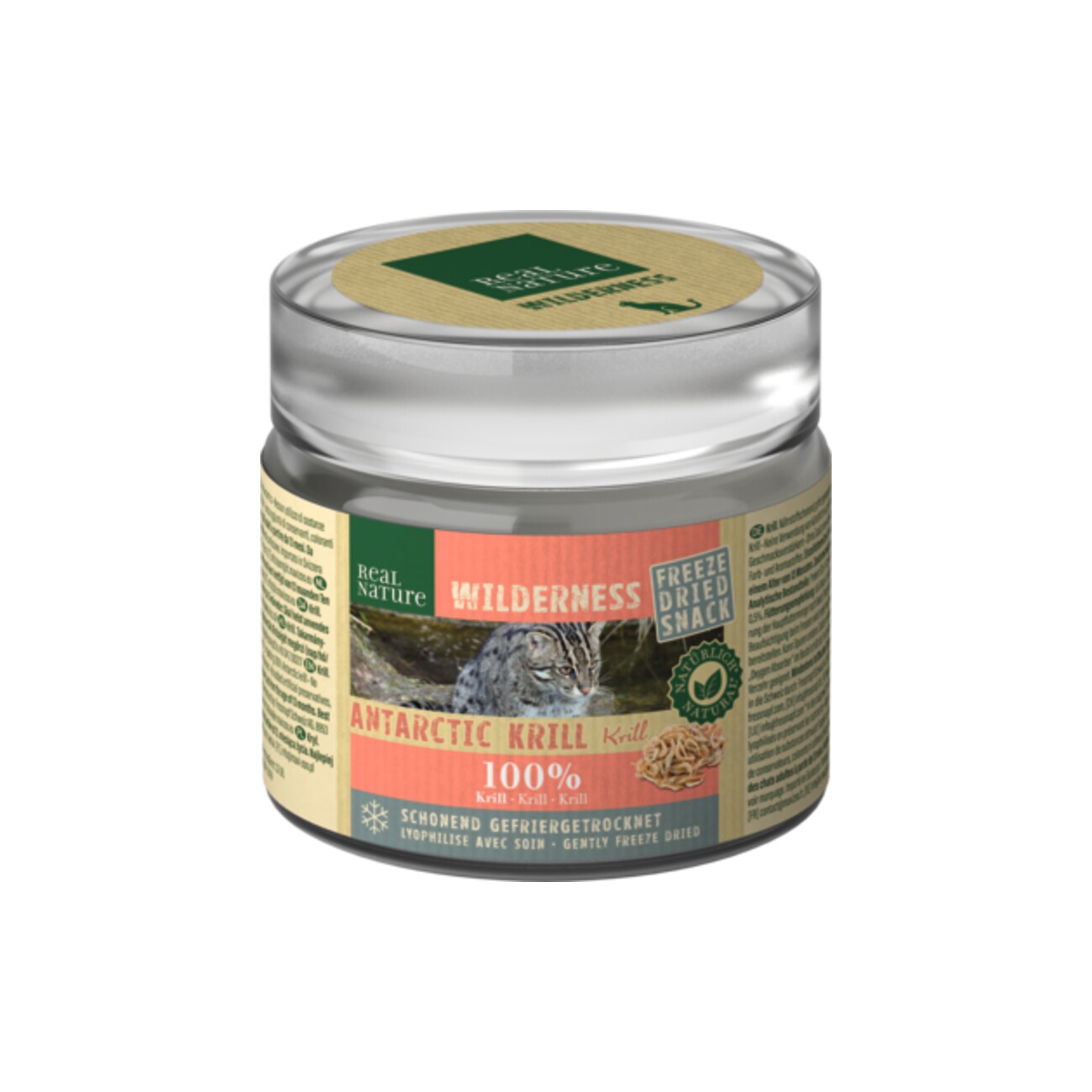 REAL NATURE WILDERNESS Gefriergetrocknete Krill 6x20 g