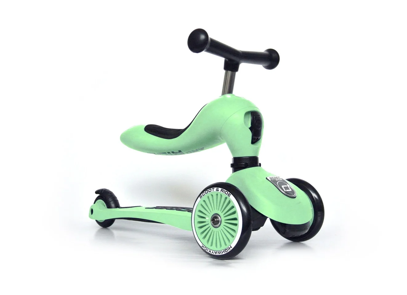 Scoot and Ride - 2 i 1 Løbecykel/ Løbehjul - Kiwi