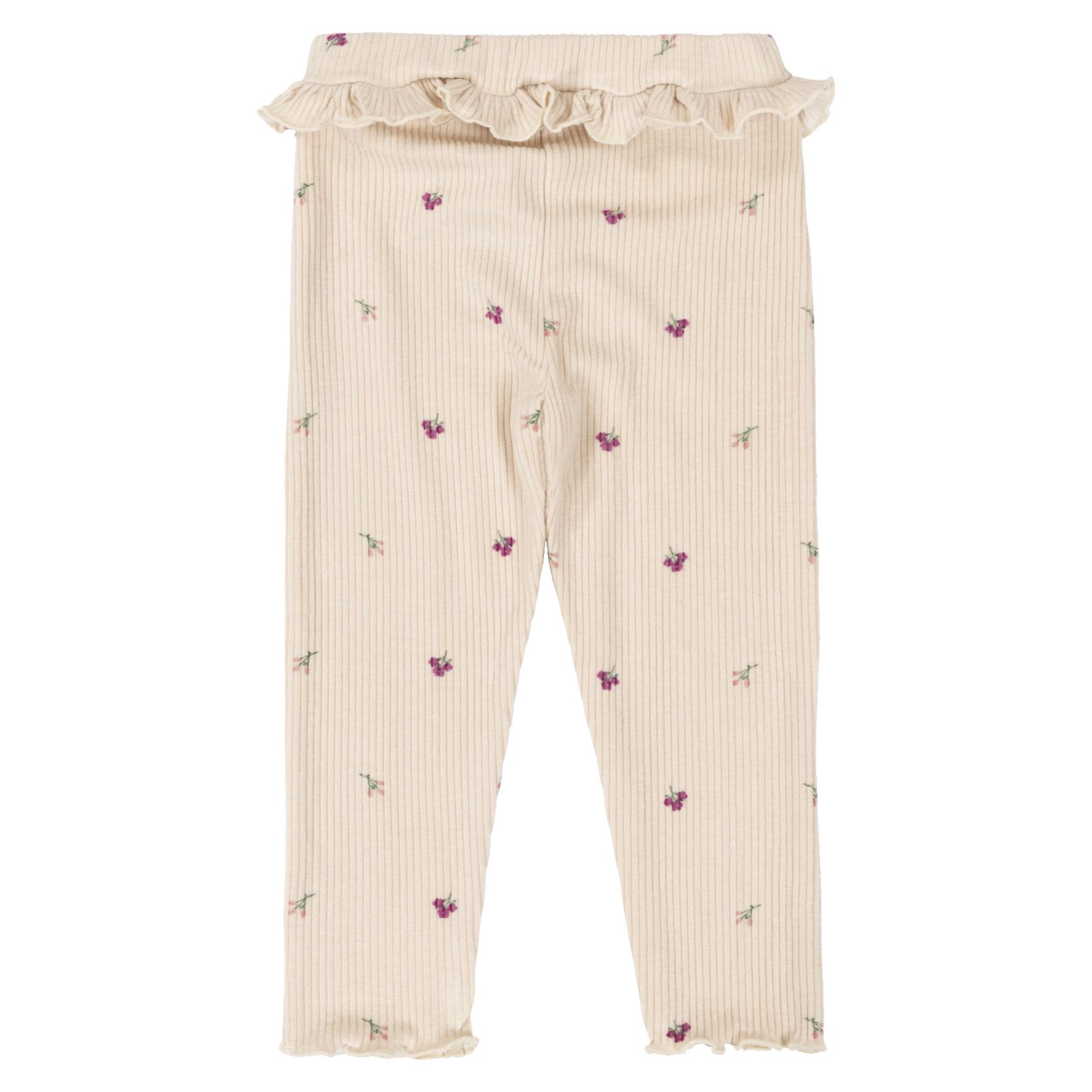 Ribbestrikket leggings Mia