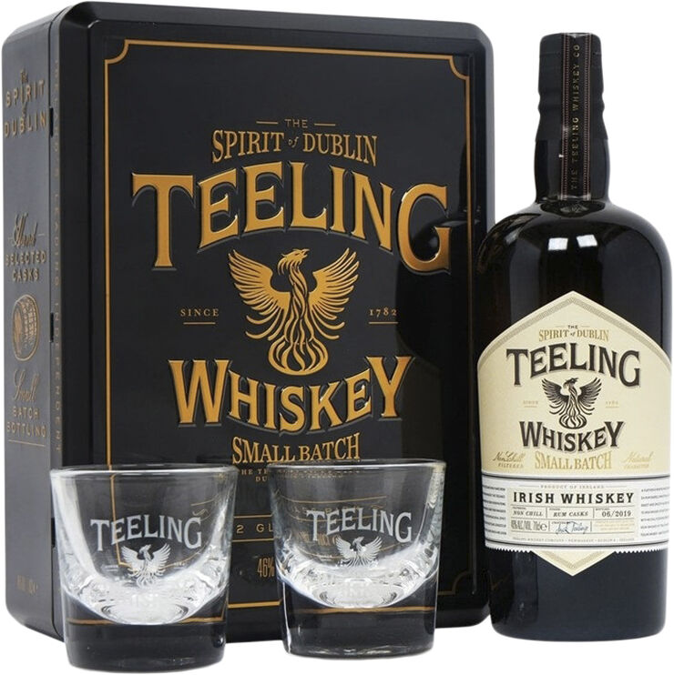 Lyngby Vinkælder Teeling Small Batch Giftpack med 2 glas No_color